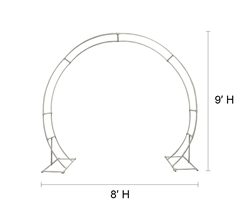 Metal Round Wedding Arch