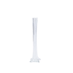 16" Eiffel Tower Vase - Clear