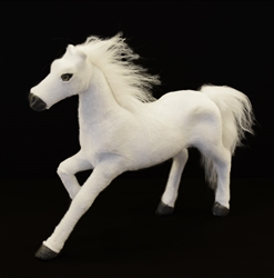 Plastic White Horse