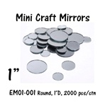 1" Round Mirror