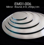 6" Round Mirror