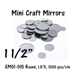 1 1 /2" Round Mirror