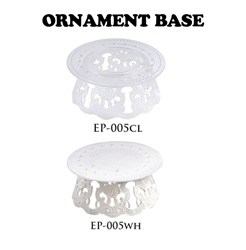 4 1/2" x 2 1/2" Plastic Ornament Base