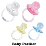 2 3/4" Plastic Pacifier