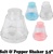 1 1/2" Mini Plastic Salt & Pepper Shaker