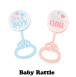 3 1/2" Plastic Baby Rattle