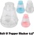 2 1/2" Plastic Salt & Pepper Shaker