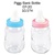 10 1/2" Plastic Milk Bottle Coin Bank