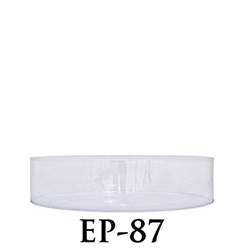 PVC Container - 7.25"D x 2"H