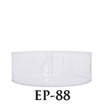 PVC Round Container - 7 1/4"D x 3"H