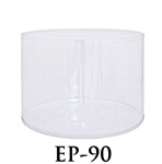 PVC Round Container - 7 1/4"D x 5 3/4"H