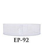 PVC Round Container - 8 1/2"D x 2 1/2"H