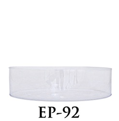 PVC Round Container - 8 1/2"D x 2 1/2"H