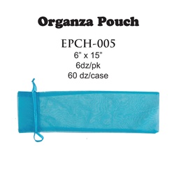 6" x 15" Organza Pouch