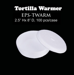 EPS Tortilla Warmer - 2.5"Hx8"D