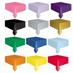 54x108" Plastic Table Cover - Rectangle