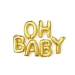 16" FOIL BALLOON  SET- OH BABY