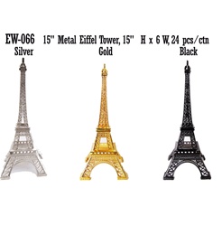 15" Metal Eiffel Tower